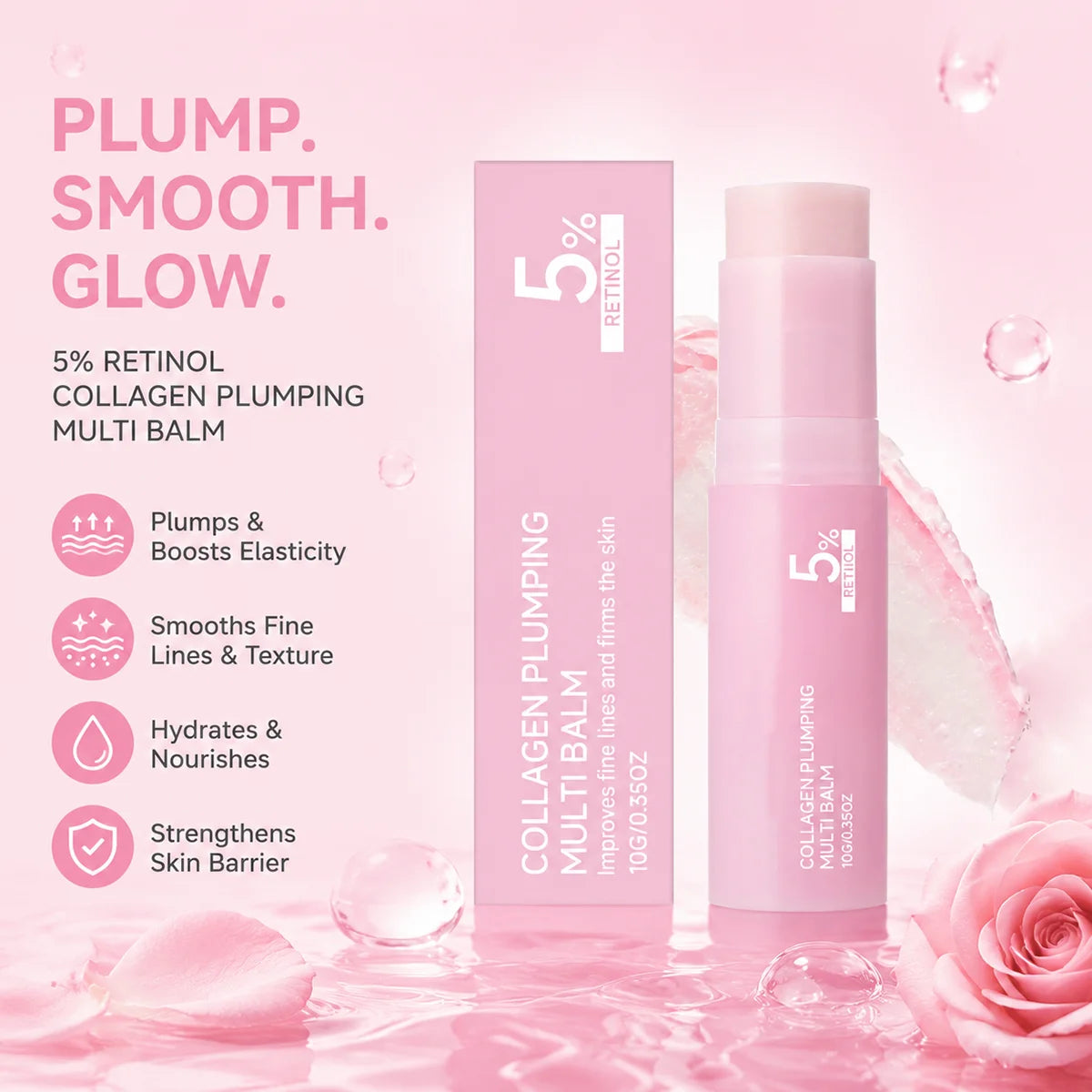 5% Retinol Collagen Plumping Balm Stick