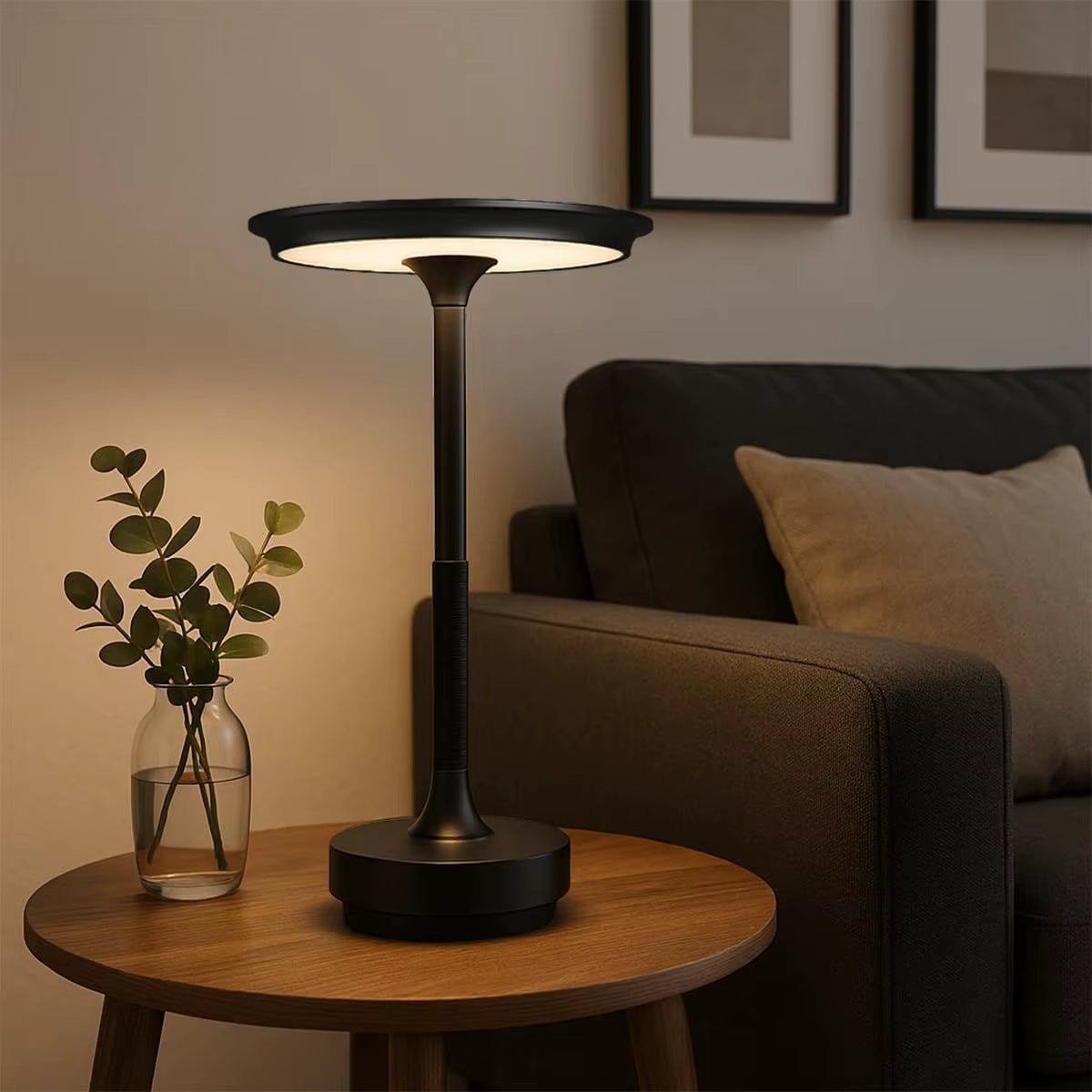 Cordless LED Table Lamp with Touch Dimming