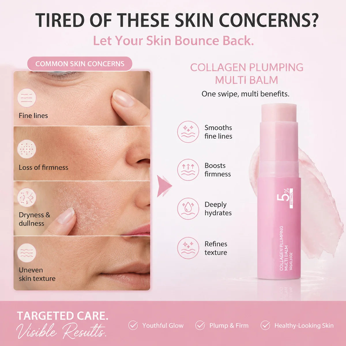 5% Retinol Collagen Plumping Balm Stick