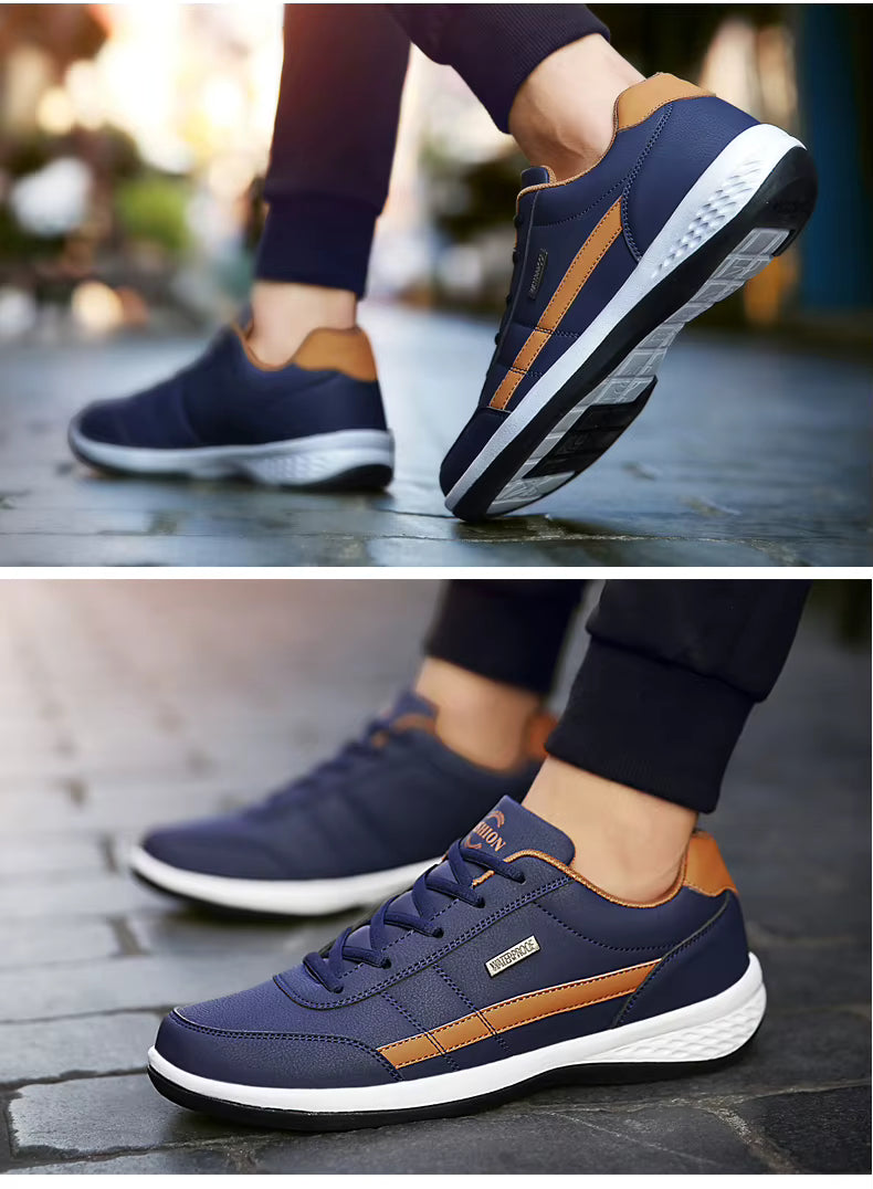 Leather Men Casual Shoe Italian Style